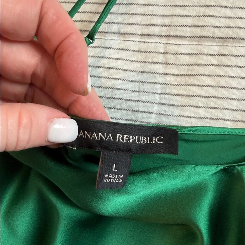 Banana Republic Vibrant Green Maxi Dress - Picture 2 of 2